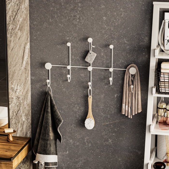 Wallity Iyon-B Gancho de pared metálico Blanco Wallity Iyon-B Gancho de pared metálico Blanco